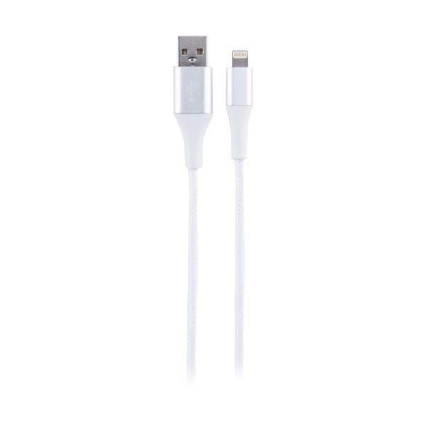 slide 4 of 4, Ativa Usb Type-A To Lightning Charge And Sync Cable, 9', White, 45902, 1 ct
