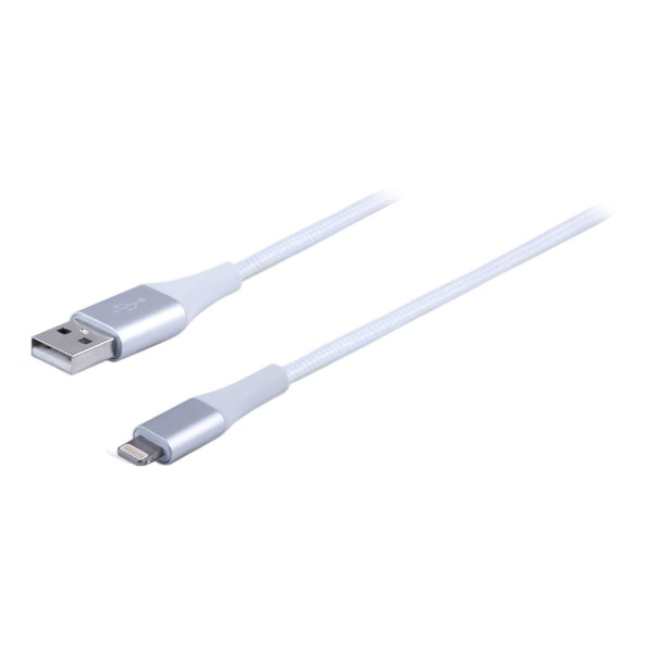 slide 1 of 4, Ativa Usb Type-A To Lightning Charge And Sync Cable, 9', White, 45902, 1 ct