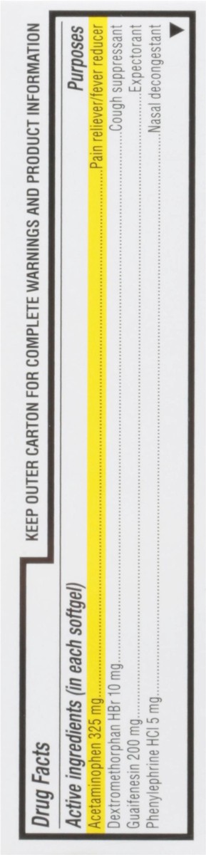 slide 8 of 9, TopCare Health Day Time Severe Cold & Flu Relief 24 Softgels, 24 ct