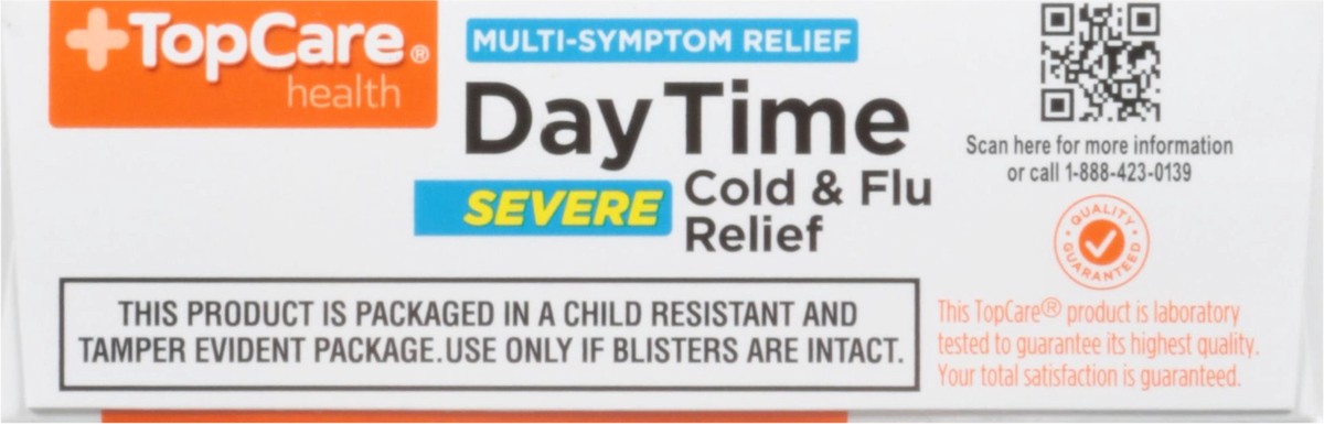 slide 9 of 9, TopCare Health Day Time Severe Cold & Flu Relief 24 Softgels, 24 ct