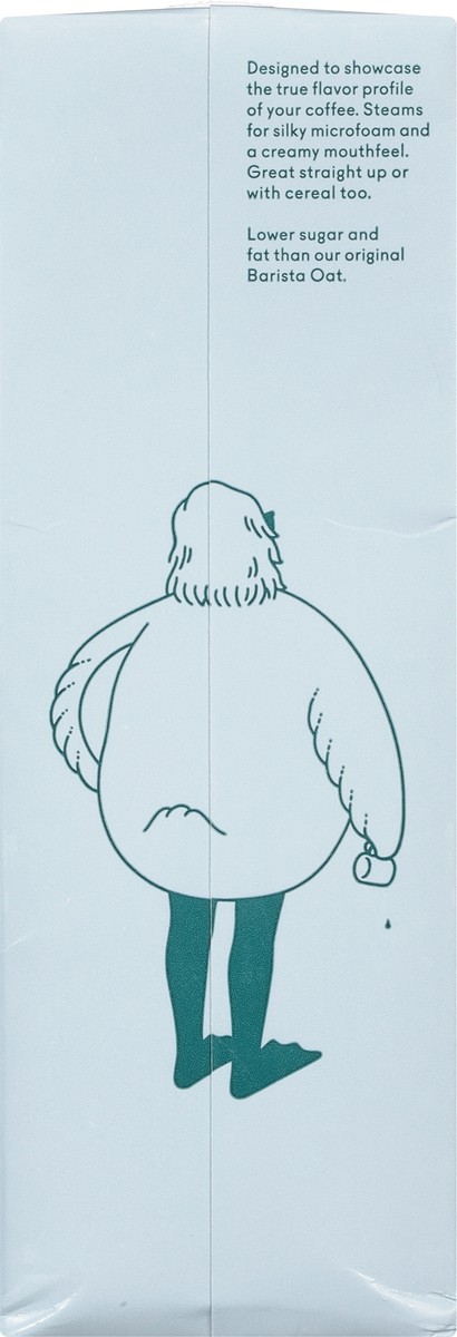 slide 10 of 13, Minor Figures Light Barista Oat Milk 32 fl oz, 32 fl oz