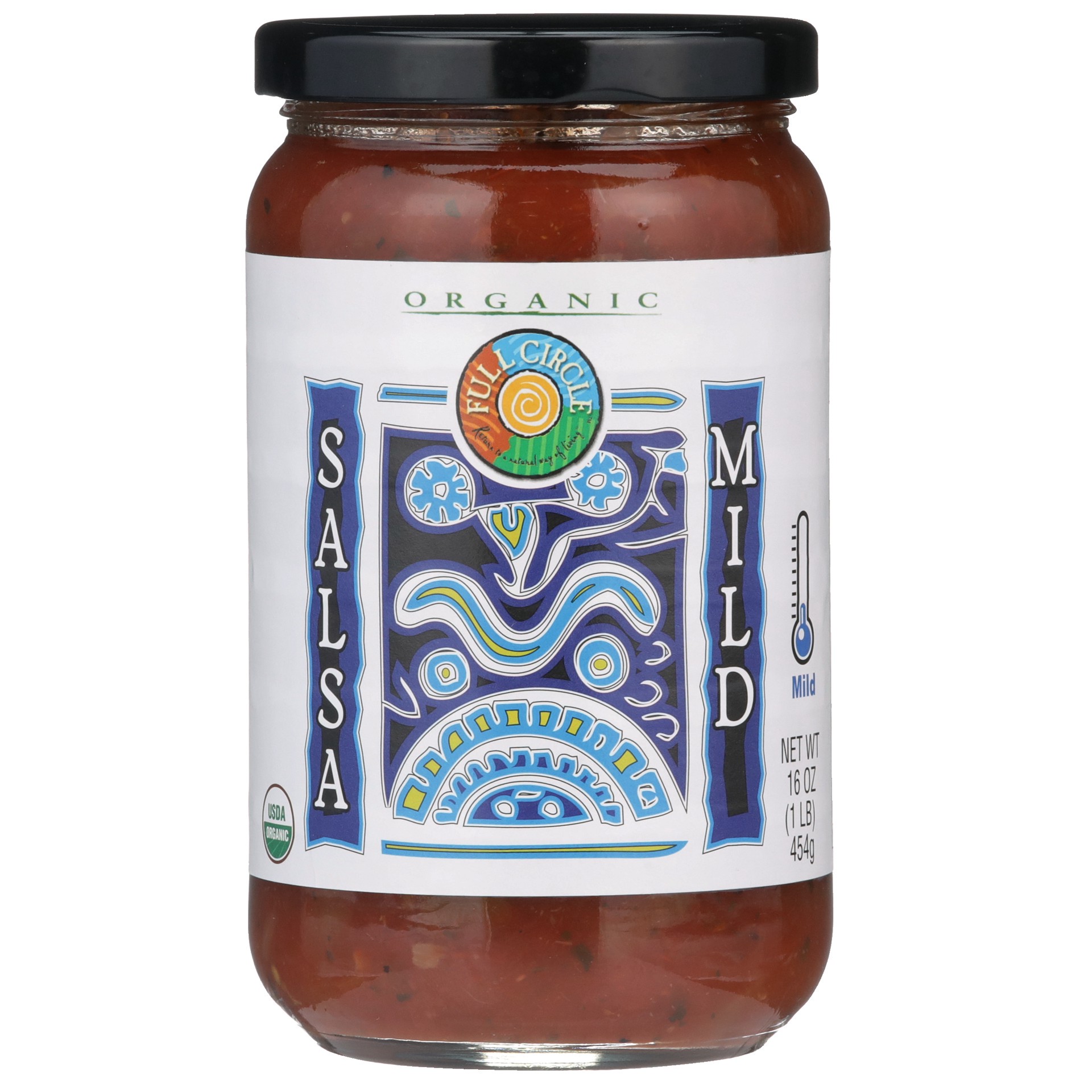 slide 1 of 6, Full Circle Market Full Circle Mild Salsa, 16 oz