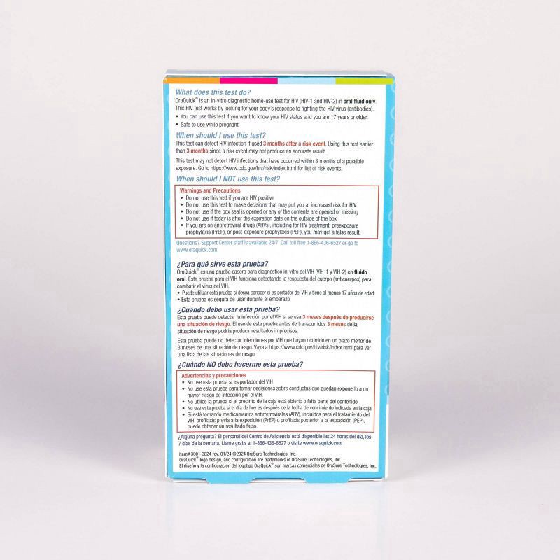 slide 4 of 11, OraQuick HIV Self Test 1 Each, 1 ct