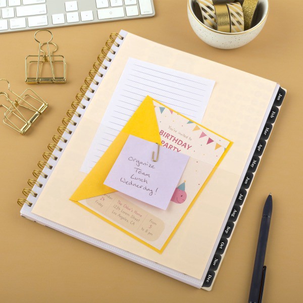 slide 6 of 9, Cambridge® Jeannie 2026 Weekly Monthly Planner, Large, 8 1/2"" x 11"", 1 ct