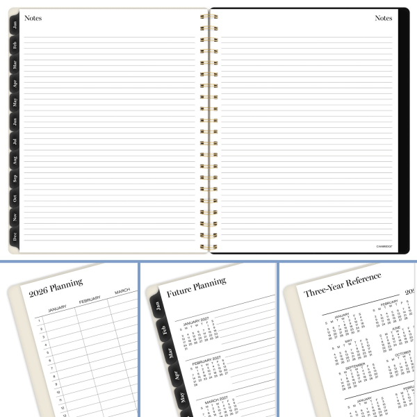 slide 9 of 9, Cambridge® Jeannie 2026 Weekly Monthly Planner, Large, 8 1/2"" x 11"", 1 ct