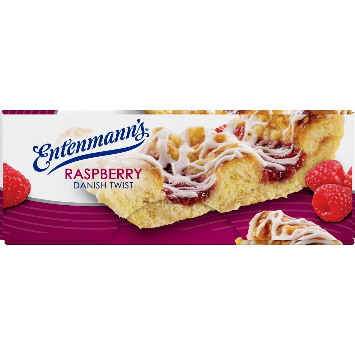 slide 5 of 6, Entenmann's Raspberry Danish Twist, 15 oz, Danishes, Tray, 14 oz