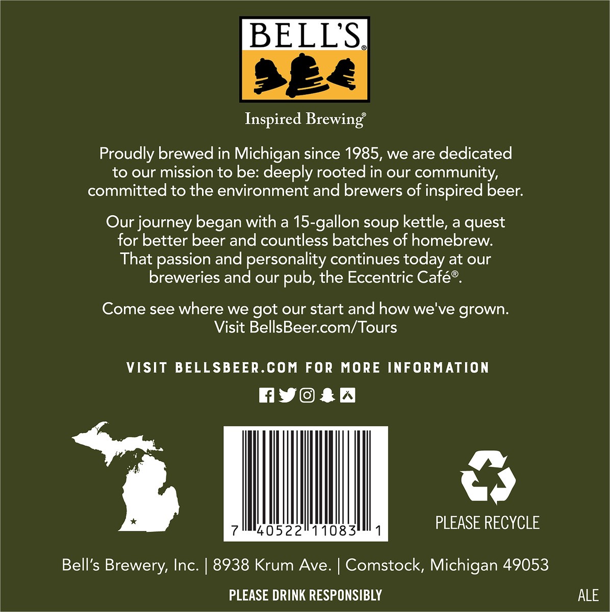slide 5 of 8, Bell's American IPA Two Hearted Beer 4 - 16 fl oz Cans, 4 ct; 16 oz