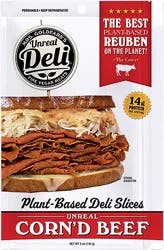 Unreal Deli Corn'd Beef Plant Based Deli Meat Slices