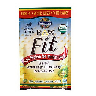 slide 1 of 1, Garden of Life Raw Fit Marley Coffee Protein Pkt, 1.5 oz
