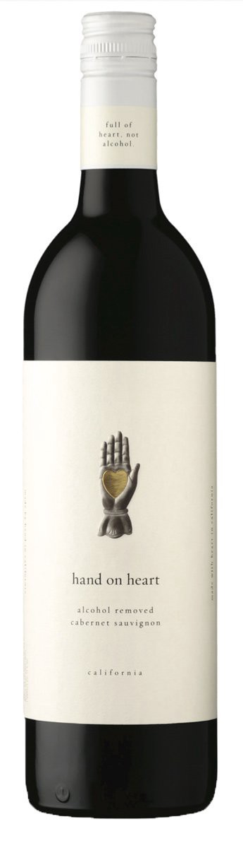 slide 1 of 1, Hand On Heart Na Cabernet Sauvignon, 750 ml