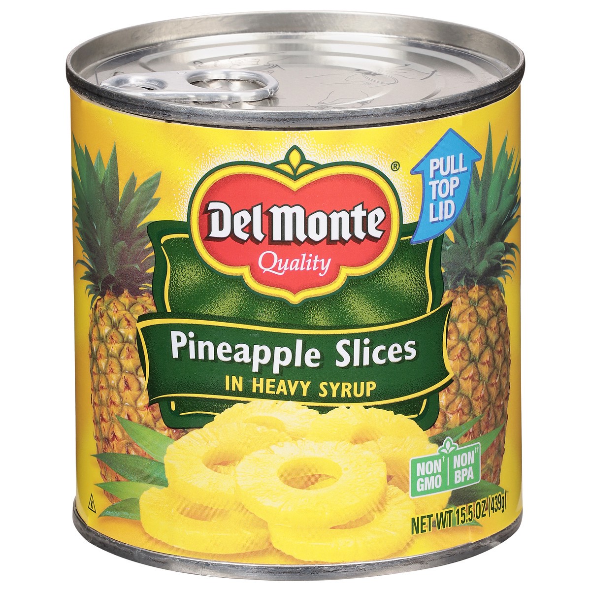 slide 1 of 9, Del Monte Pineapple Slices in Heavy Syrup 15.5 oz, 15.5 oz