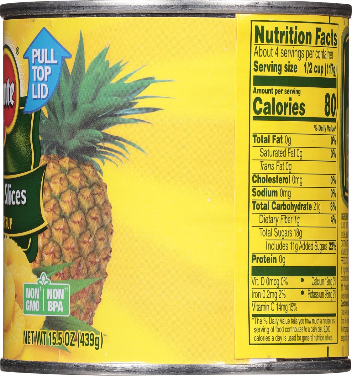 slide 8 of 9, Del Monte Pineapple Slices in Heavy Syrup 15.5 oz, 15.5 oz