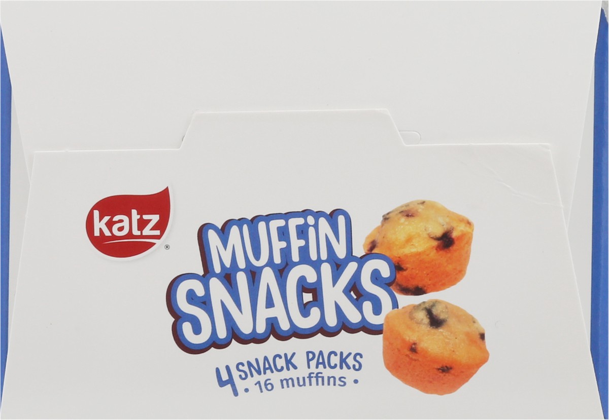 slide 9 of 9, Katz Muffin Snacks Blueberry, 6 oz