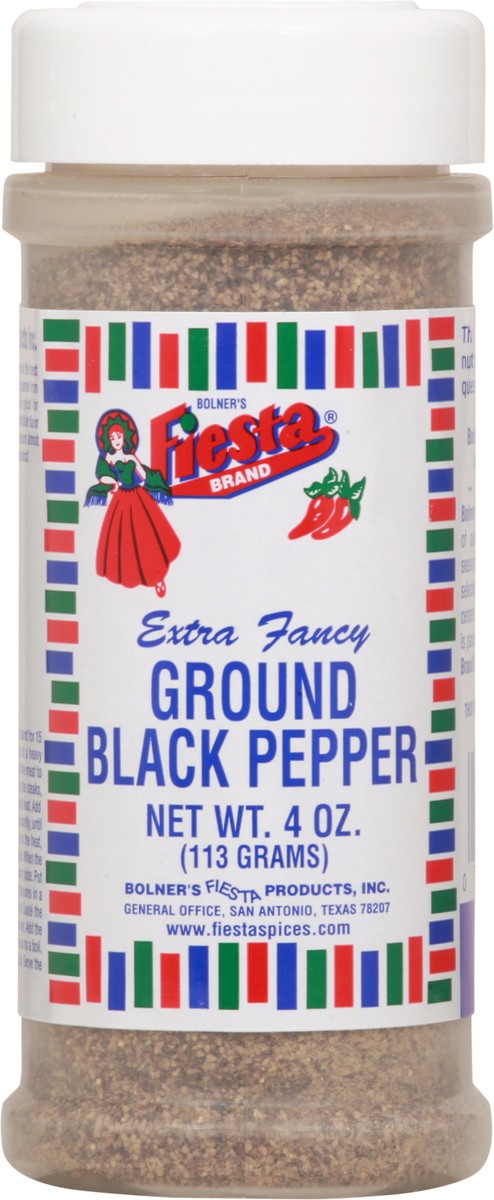 slide 6 of 9, Fiesta Ground Extra Fancy Black Pepper 4 oz, 4 oz