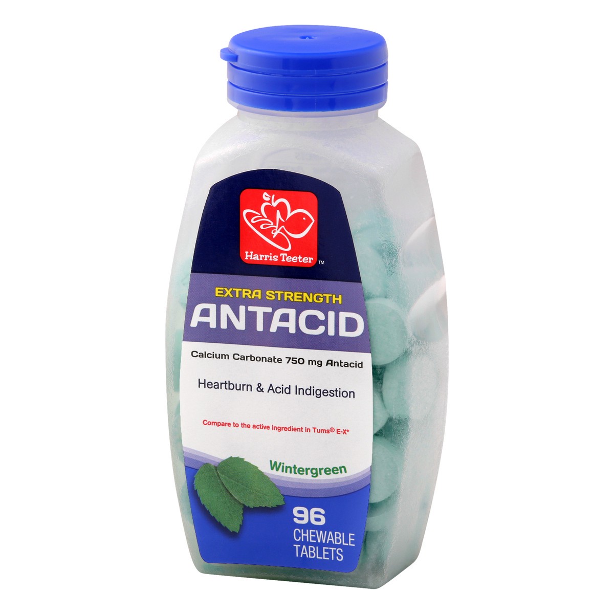 slide 8 of 12, Harris Teeter Antacid R/S Wintergreen, 96 ct