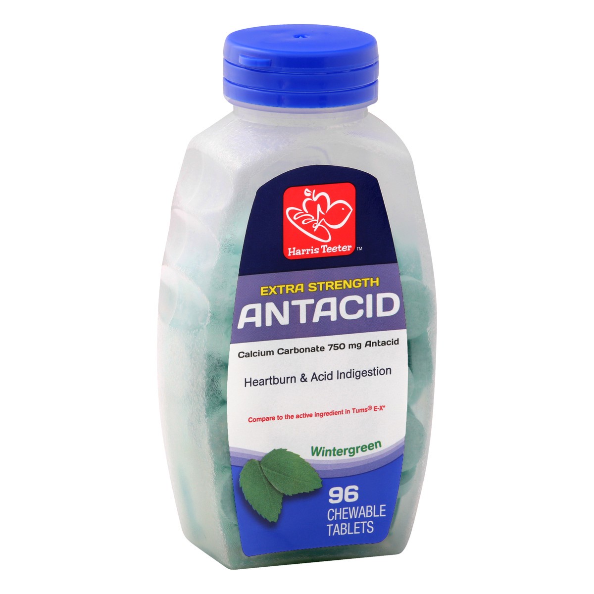 slide 10 of 12, Harris Teeter Antacid R/S Wintergreen, 96 ct