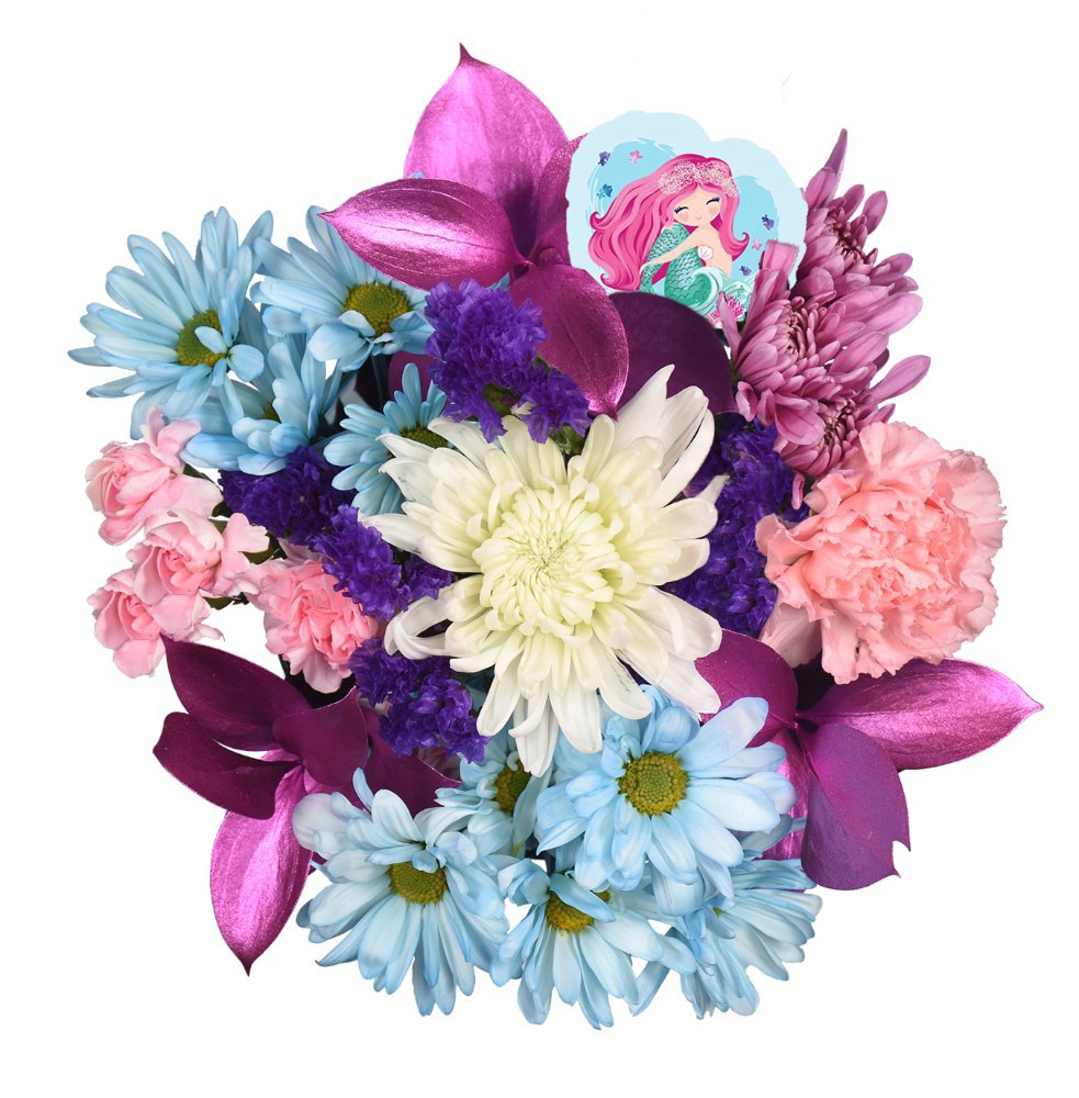 slide 2 of 3, Cupid's Cuties Fresh Flowers Bouquet - Assorted, 1 ct