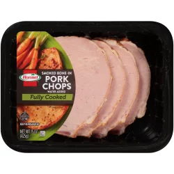Hormel Thin Cut Fully Cooked Bone-in Smoked Pork Chops