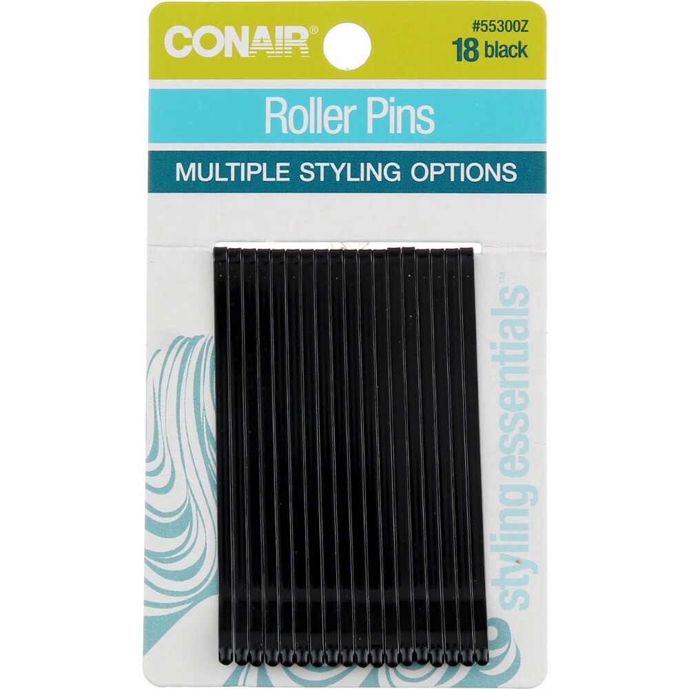 slide 3 of 3, Conair Black Roller Pins, 1 ct