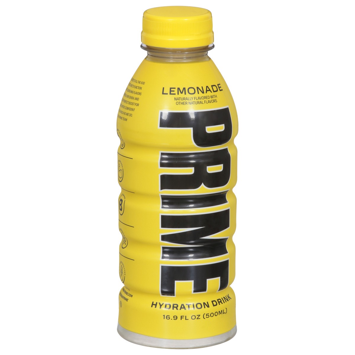 slide 5 of 9, Prime Hydration Lemonade 16.9oz, 19.9 oz