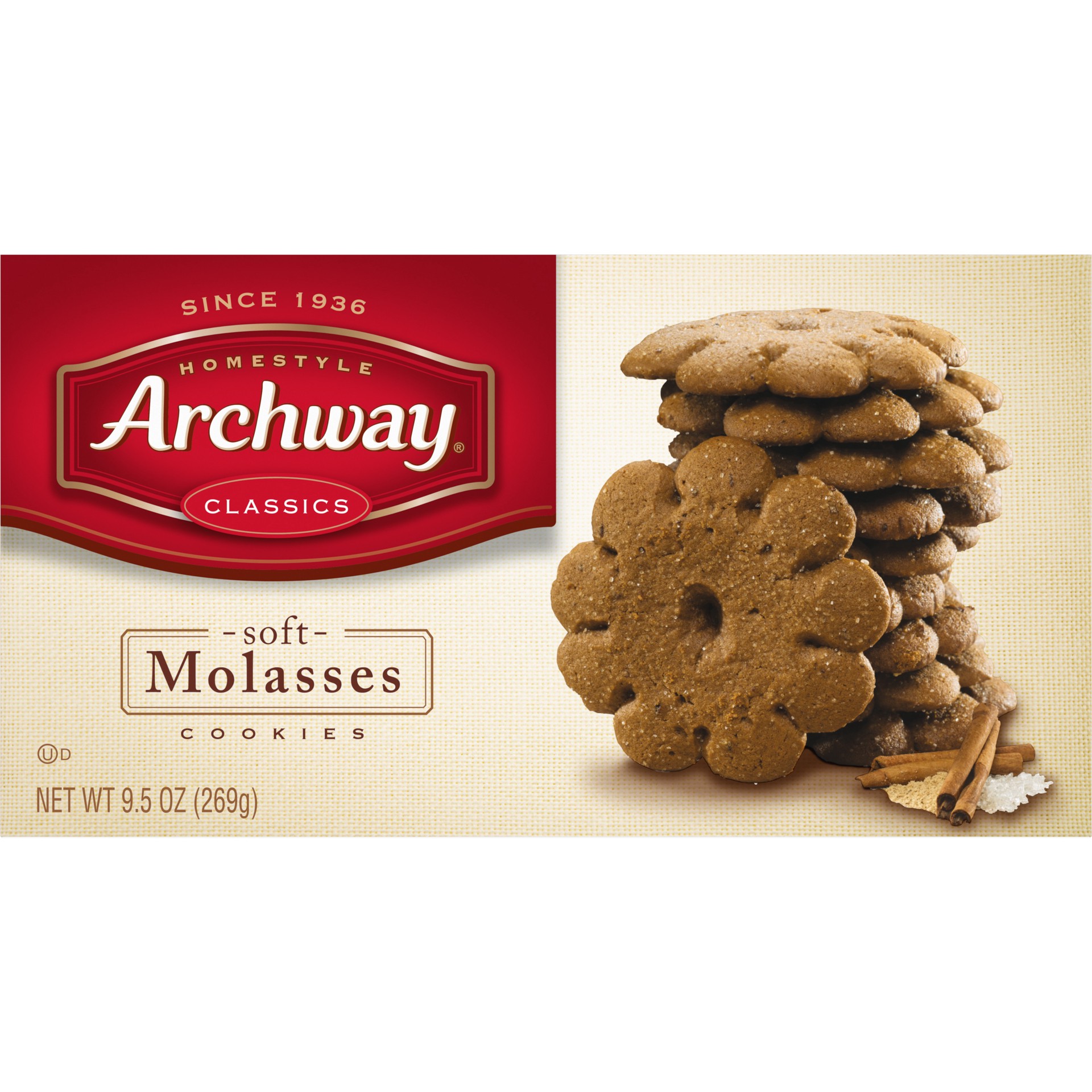 slide 5 of 5, Archway Cookies Cookies, Soft Molasses Cookies, 9.5 Oz, 9.25 oz