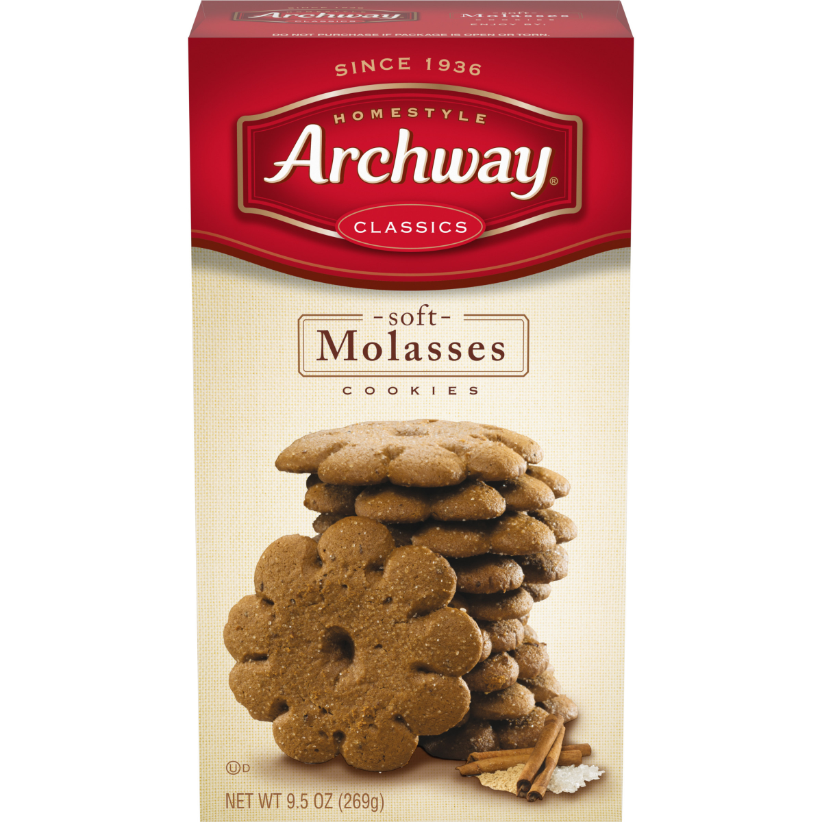 slide 1 of 5, Archway Cookies Cookies, Soft Molasses Cookies, 9.5 Oz, 9.25 oz