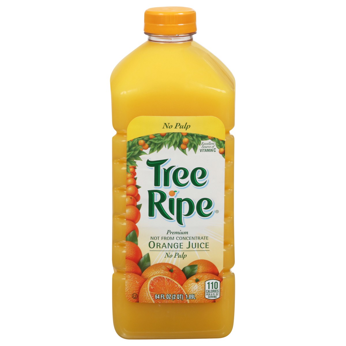 slide 8 of 11, Tree Ripe® orange juice, no pulp - 64 fl oz, 64 fl oz