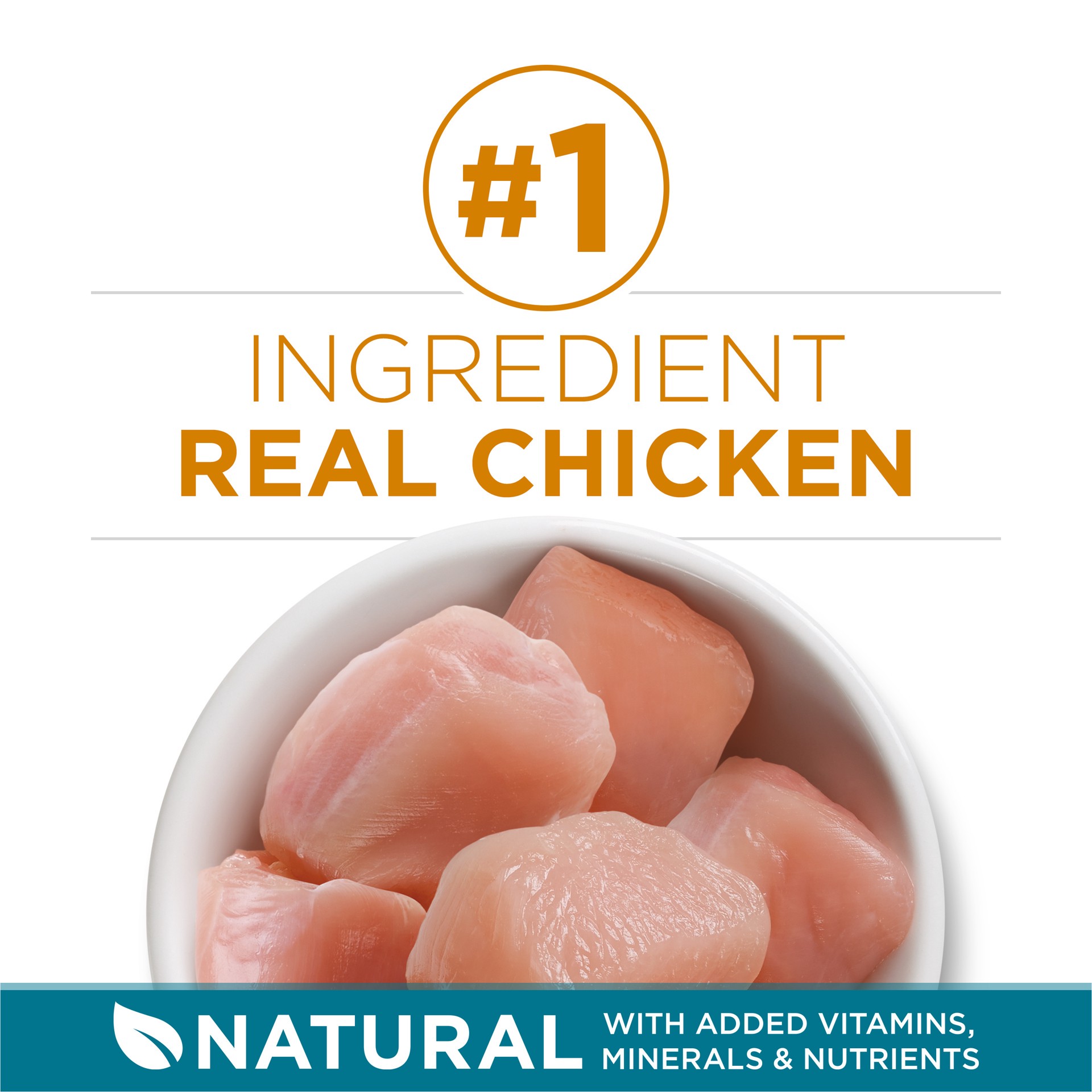 slide 5 of 9, ONE Purina ONE Natural Dry Cat Food, Tender Selects Blend With Real Chicken, 3.5 lb