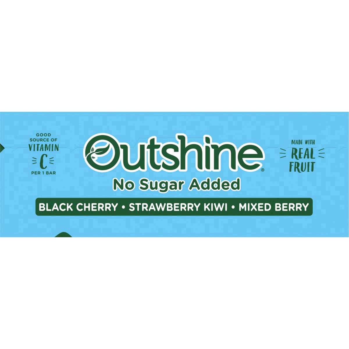 slide 8 of 45, Outshine Assorted No Sugar Added Black Cherry/Strawberry Kiwi/Mixed Berry Fruit Ice Bars 12 ea, 12 ct