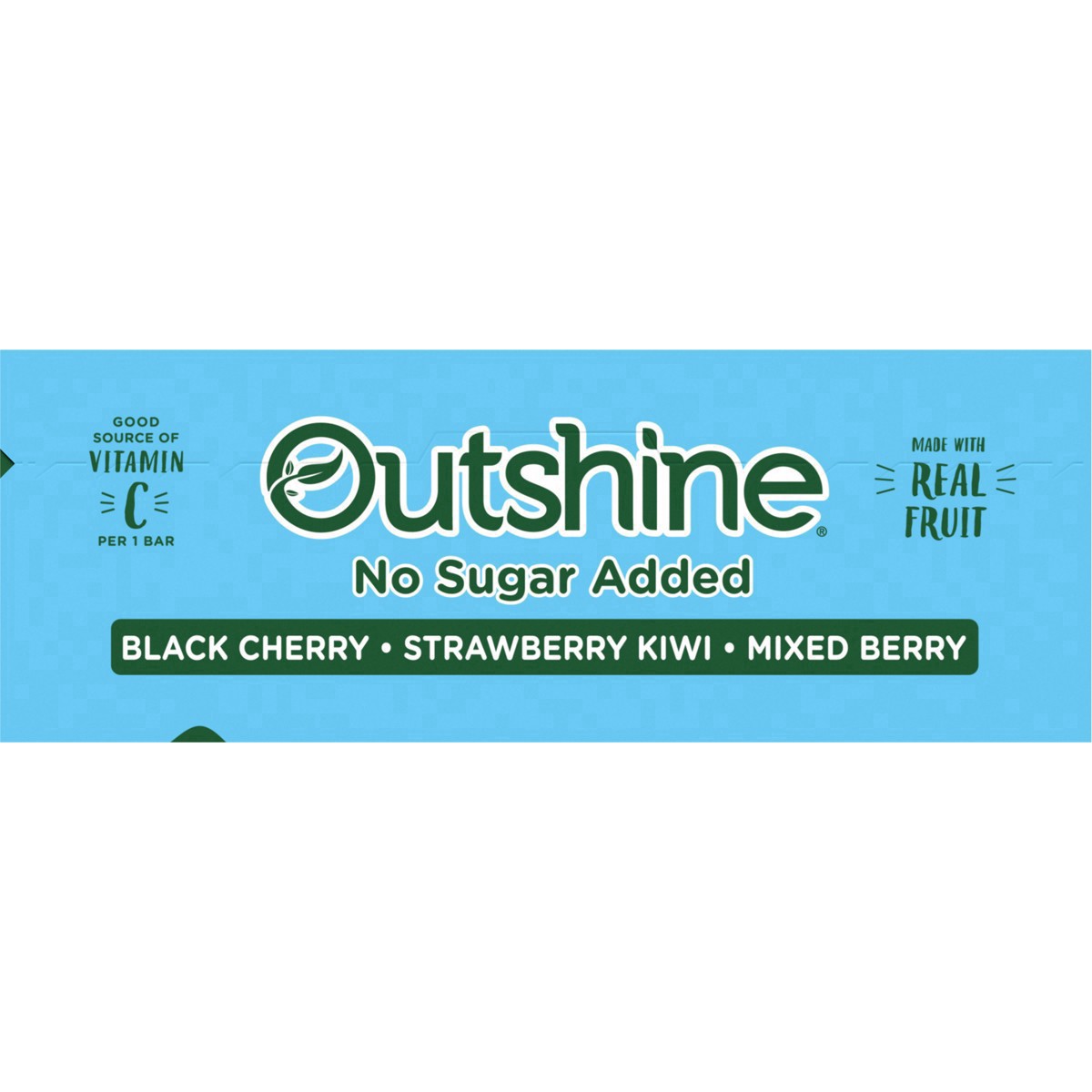 slide 17 of 45, Outshine Assorted No Sugar Added Black Cherry/Strawberry Kiwi/Mixed Berry Fruit Ice Bars 12 ea, 12 ct