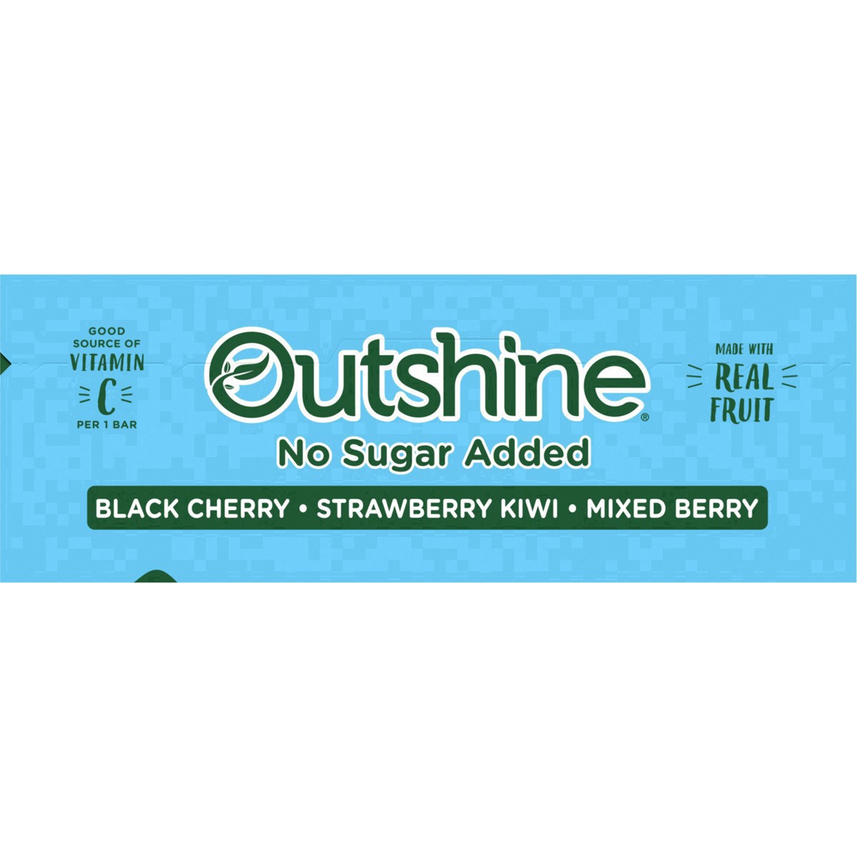 slide 4 of 45, Outshine Assorted No Sugar Added Black Cherry/Strawberry Kiwi/Mixed Berry Fruit Ice Bars 12 ea, 12 ct