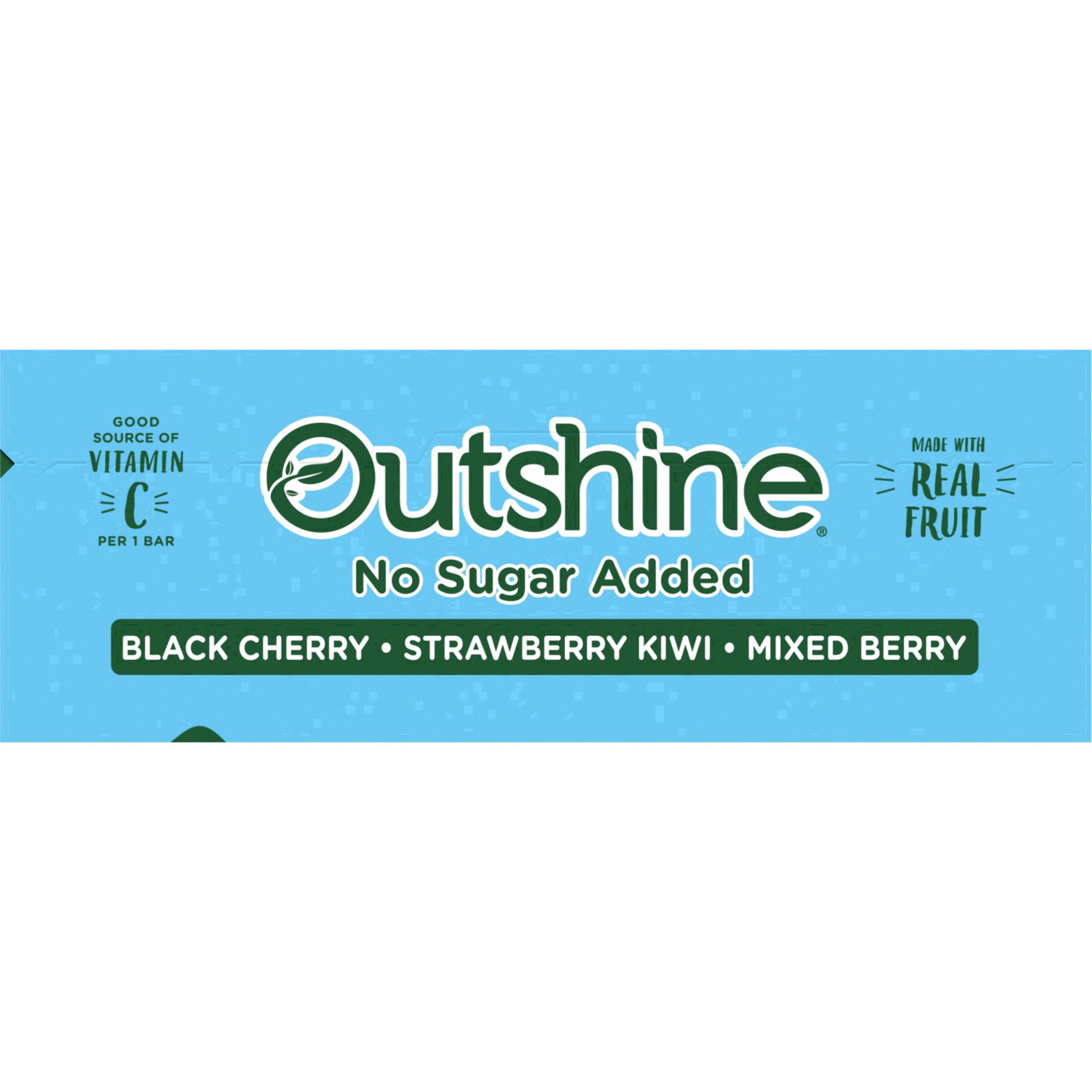 slide 24 of 45, Outshine Assorted No Sugar Added Black Cherry/Strawberry Kiwi/Mixed Berry Fruit Ice Bars 12 ea, 12 ct