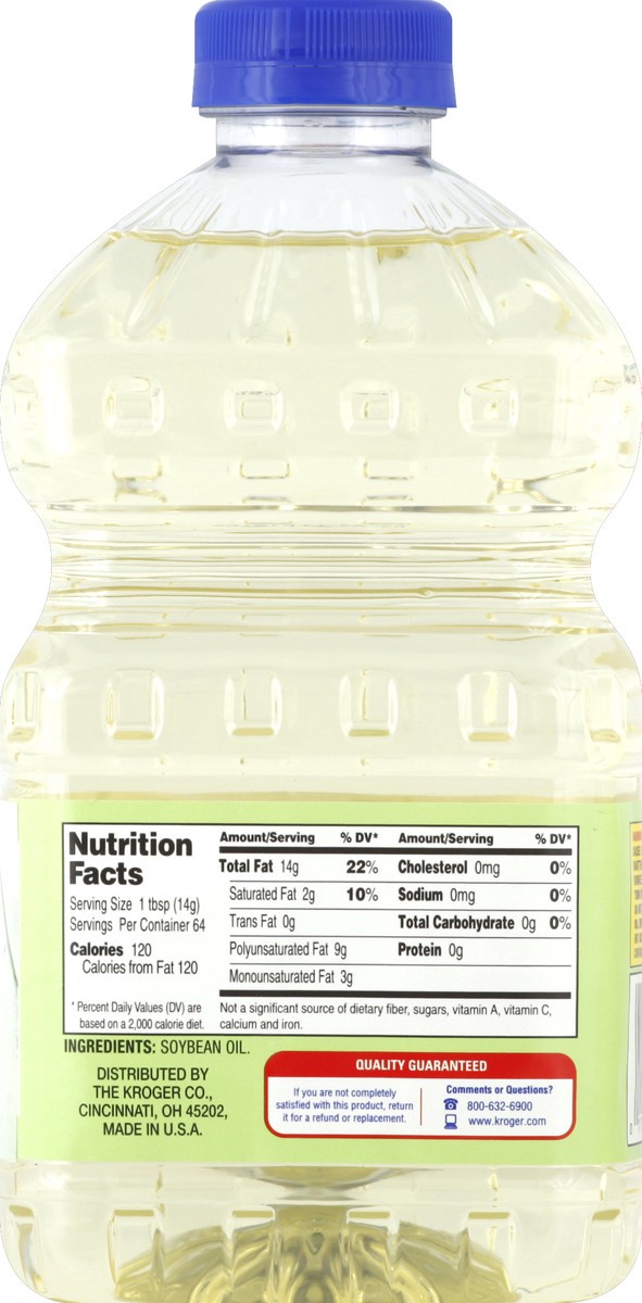 slide 3 of 7, Kroger Pure Vegetable Oil, 32 fl oz