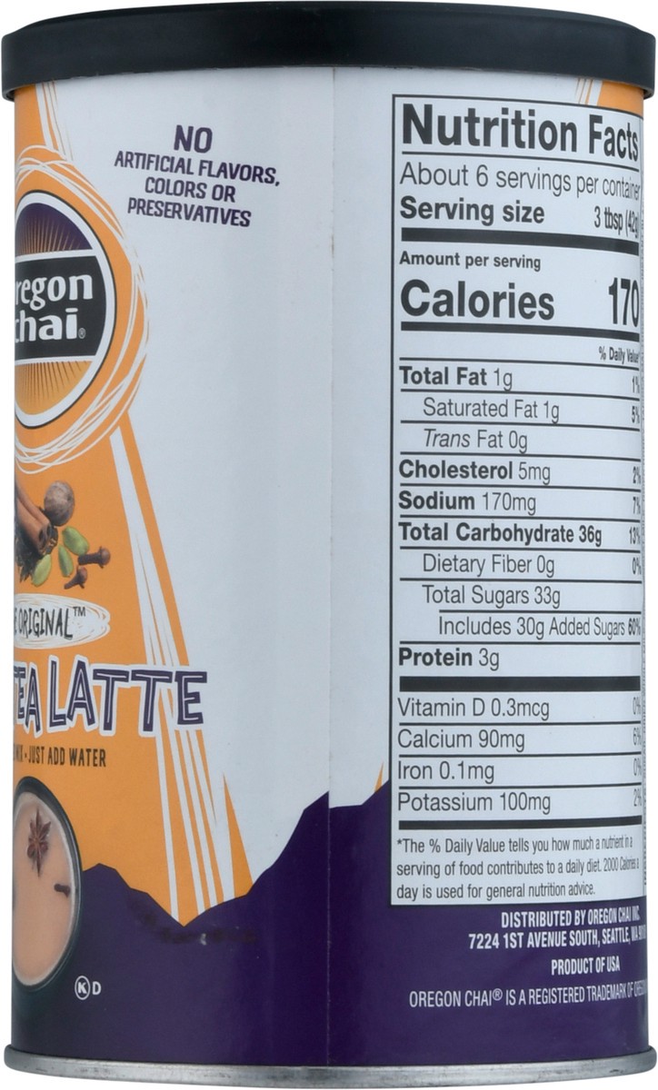 slide 5 of 9, Oregon Chai The Original Chai Tea Latte 10 oz, 10 oz