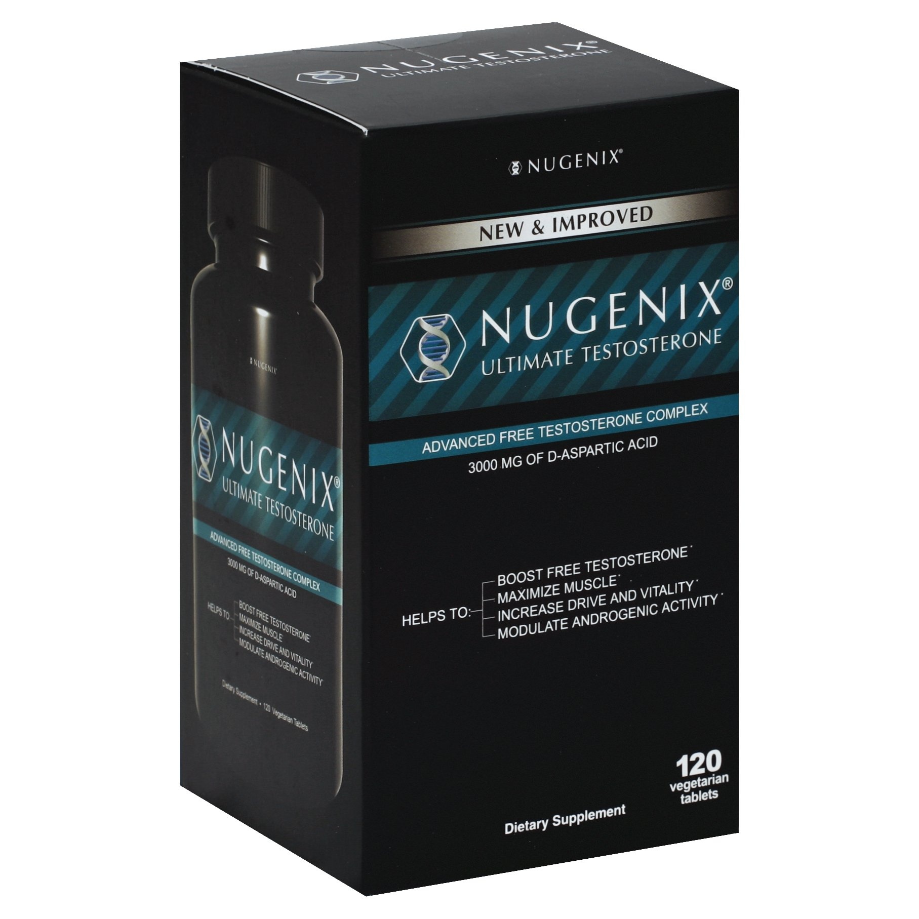 slide 1 of 1, Nugenix Ultimate Testosterone, 120 ct