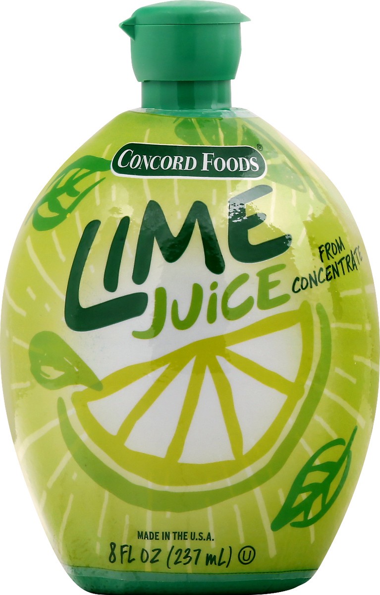 slide 1 of 13, Concord Foods From Concentrate Lime Juice - 8 oz, 8 oz