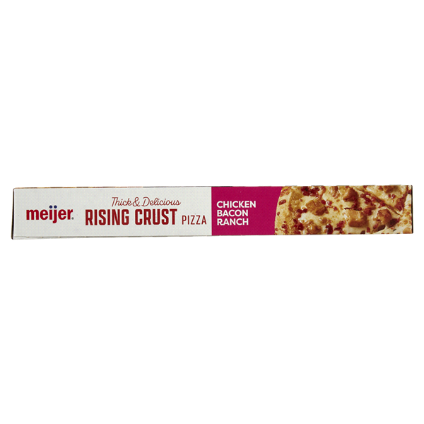 slide 12 of 29, Meijer Rising Crust Chicken Bacon Ranch Pizza, 27.15 oz
