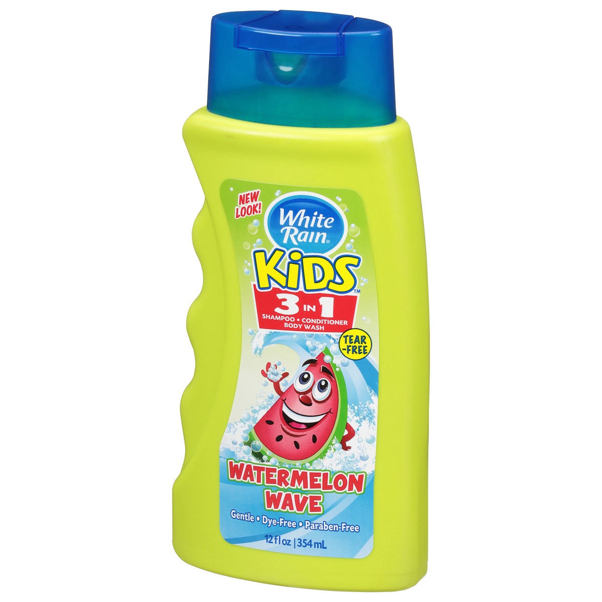 slide 5 of 10, White Rain Kids 3 in 1 Watermelon Wave Shampoo + Conditioner + Body Wash 12 fl oz, 12 fl oz