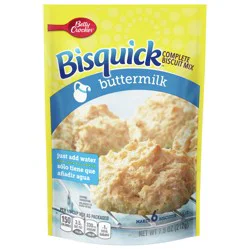Betty Crocker Bisquick Complete Buttermilk Biscuit Mix, Just Add Water, 7.5 oz.