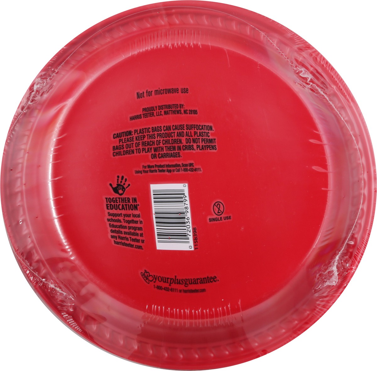 slide 7 of 9, Harris Teeter yourhome Plastic Plates, 15 ct