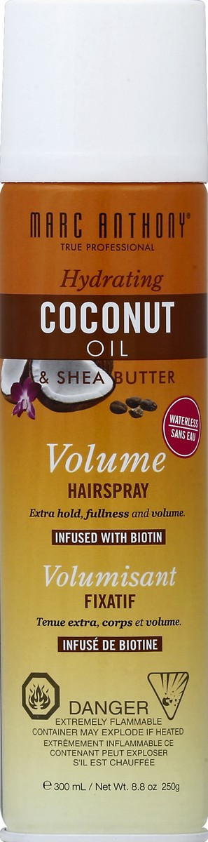 slide 1 of 3, Marc Anthony Hydrating Coconut Oil & Shea Butter Hairspray, 8.8 oz