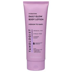 Tanologist Daily Glow Hydrating Lotion, Medium/Dark 8.45 fl oz