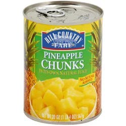 Hill Country Fare Pineapple Chunks