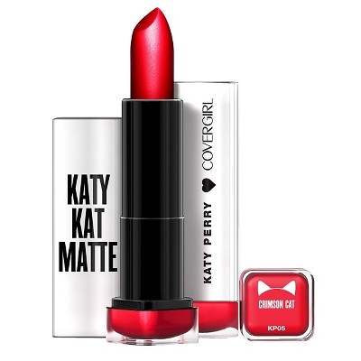 slide 1 of 2, Covergirl Katy Kat Matte Lipstick - Crimson Cat, 1 ct