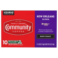 Community Coffee New Orleans Blend Single Serve 10 Count