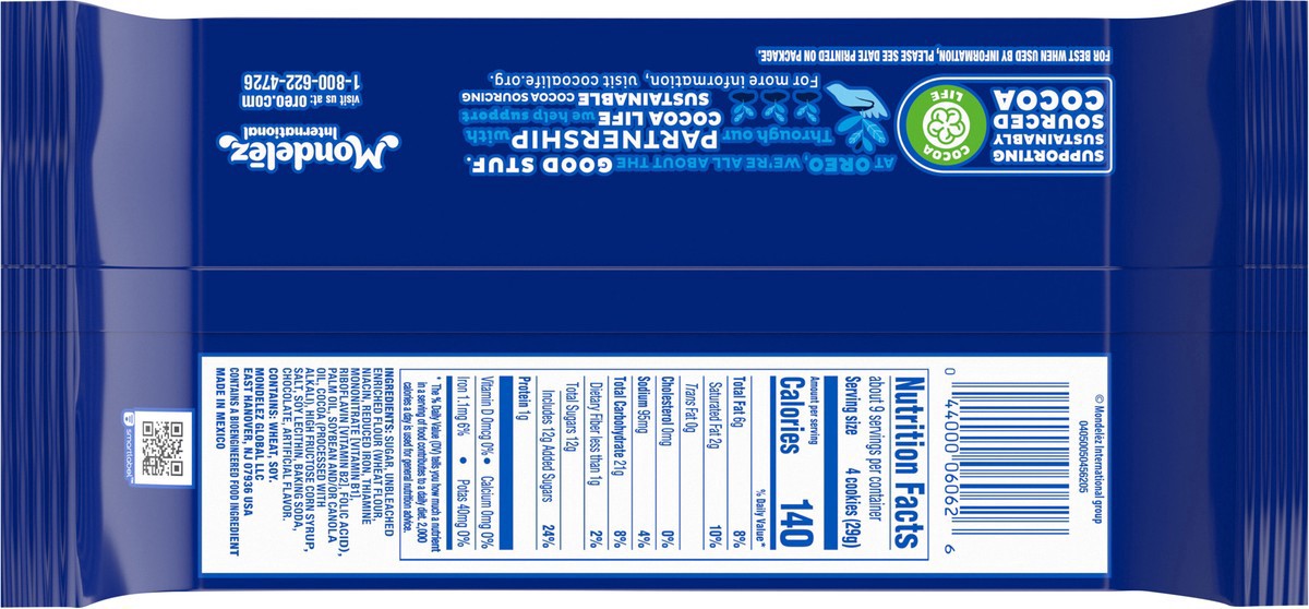 slide 8 of 14, OREO Thins Chocolate Sandwich Cookies, 9.21 oz, 9.21 oz