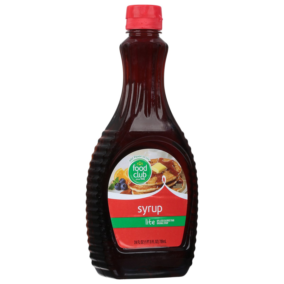 slide 2 of 9, Food Club Lite Syrup 24 fl oz, 24 fl oz