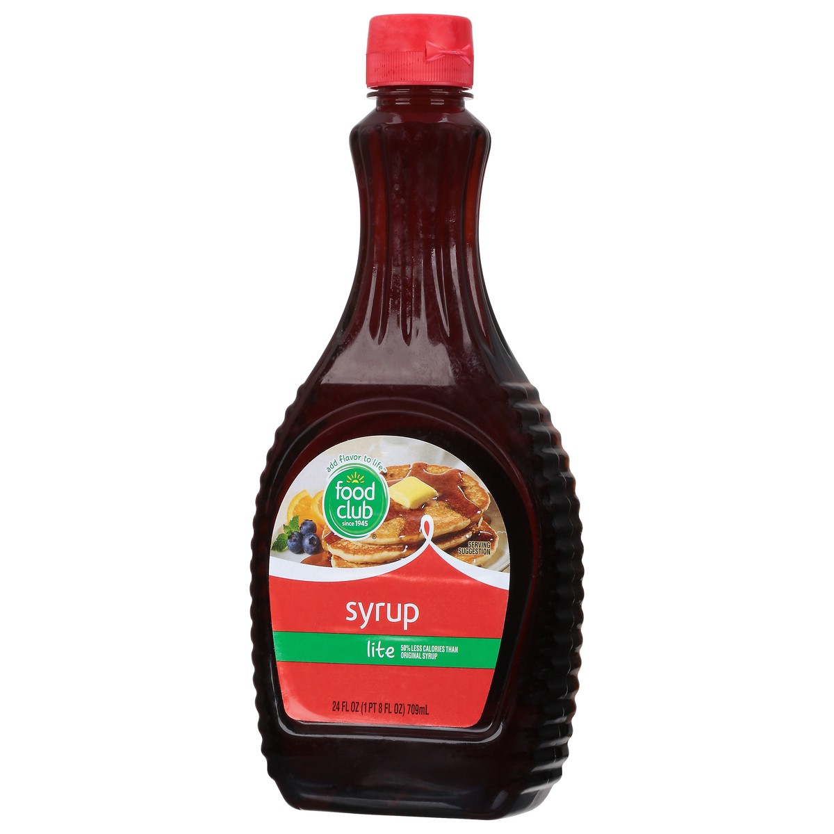 slide 3 of 9, Food Club Lite Syrup 24 fl oz, 24 fl oz