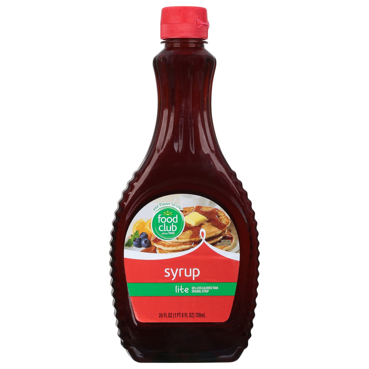 slide 1 of 9, Food Club Lite Syrup 24 fl oz, 24 fl oz