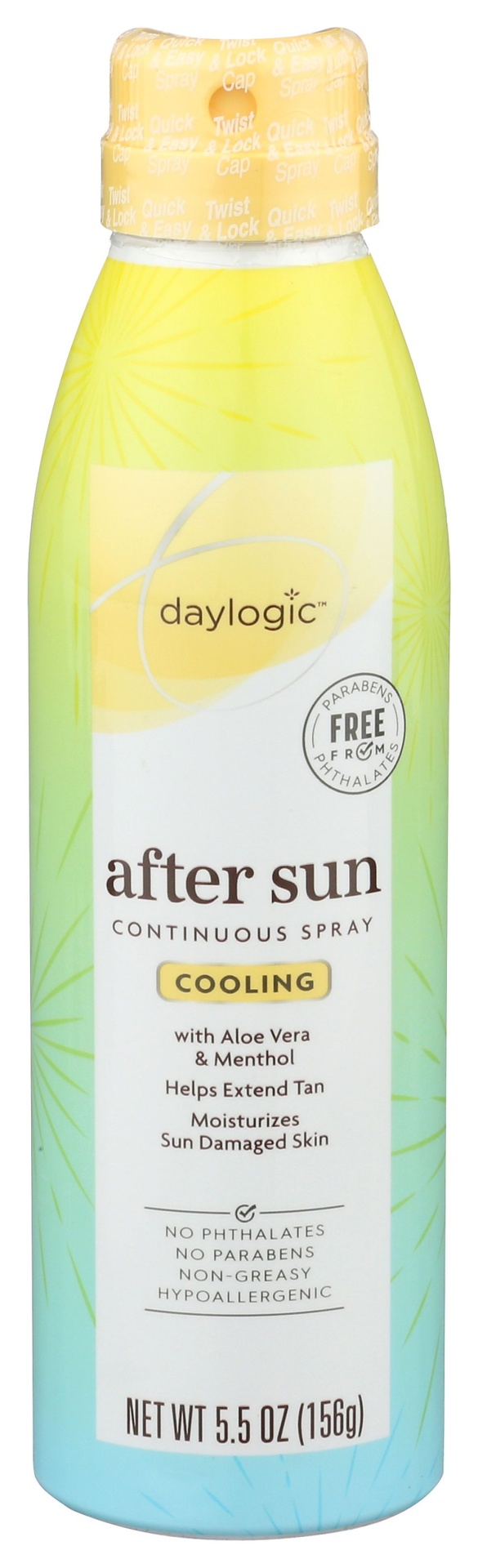 Daylogic After Sun Continuous Spray Cooling 5.5 oz Shipt